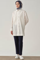 Yüksek Bel Basic Pantolon - Lacivert TUGBA