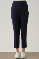 Yüksek Bel Basic Pantolon - Lacivert TUGBA