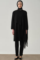 Yüksek Bel Basic Pantolon - Siyah TUGBA