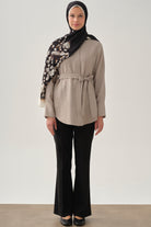 İspanyol Paça Basic Pantolon - Siyah TUGBA