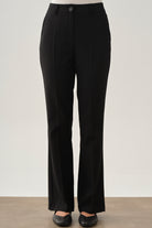 İspanyol Paça Basic Pantolon - Siyah TUGBA