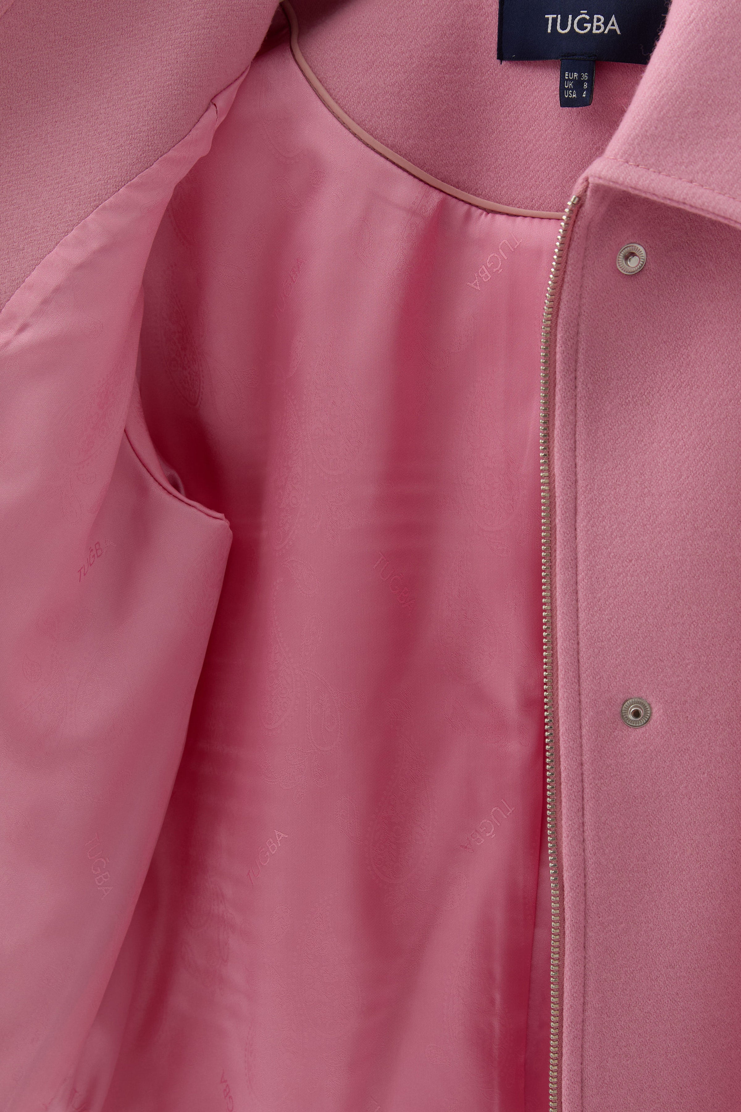 [レアカラー] Wool Shirts Jacket ベビーピンク 36 Mini Felt Jacket with Cufflinks – TUĞBA