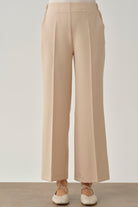 Beli Lastikli Culotte Pantolon - Bej TUGBA