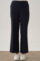 Beli Lastikli Culotte Pantolon - Lacivert TUGBA