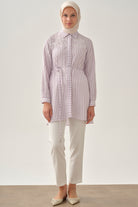 Bel Lastikli Havuç Pantolon - Ekru TUGBA