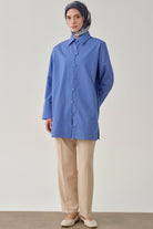 Tek Pile Basic Pantolon - Bej TUGBA