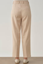 Tek Pile Basic Pantolon - Bej TUGBA