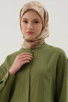 Gülistan Saten İpek Eşarp - Vizon TUGBA