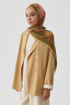 Duble Kollu Kombinli Bluz Ceket Takım - Safran TUGBA