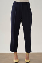 Tek Pile Basic Pantolon - Lacivert TUGBA