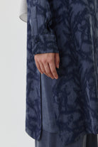 Kombinli Yanları Aller Detaylı Tunik - İndigo TUGBA