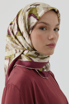 Didar Twill İpek Eşarp - Bordo TUGBA