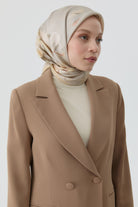 Fulya Twill İpek Eşarp - Sarı TUGBA