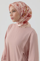 Gülistan Saten İpek Eşarp - Somon TUGBA