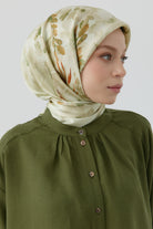 Gülistan Saten İpek Eşarp - Mint TUGBA