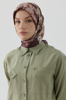 Gülistan Saten İpek Eşarp - Marsala TUGBA