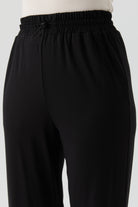 Cepli Örme Pantolon - Siyah TUGBA