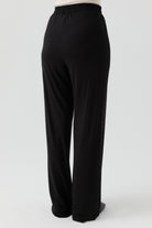 Cepli Örme Pantolon - Siyah TUGBA