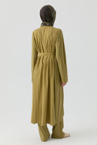 Örme Kombinli Kap - Olive TUGBA