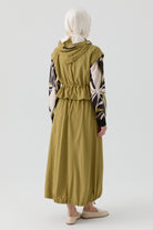 Balon Paraşüt Etek - Olive TUGBA