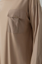 Kombin Detaylı Tunik - Bej TUGBA