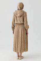 Bomber Ceketli Takım - Bej TUGBA