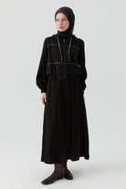 Bomber Ceketli Takım - Siyah TUGBA