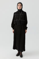 Bomber Ceketli Takım - Siyah TUGBA