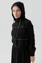 Bomber Ceketli Takım - Siyah TUGBA