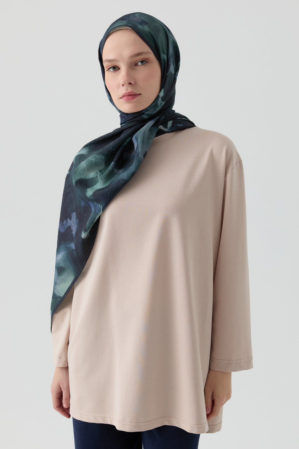Oversize Bluz - Bej TUGBA