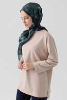 Oversize Bluz - Bej TUGBA