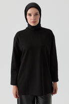 Oversize Bluz - Siyah TUGBA