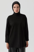 Oversize Bluz - Siyah TUGBA