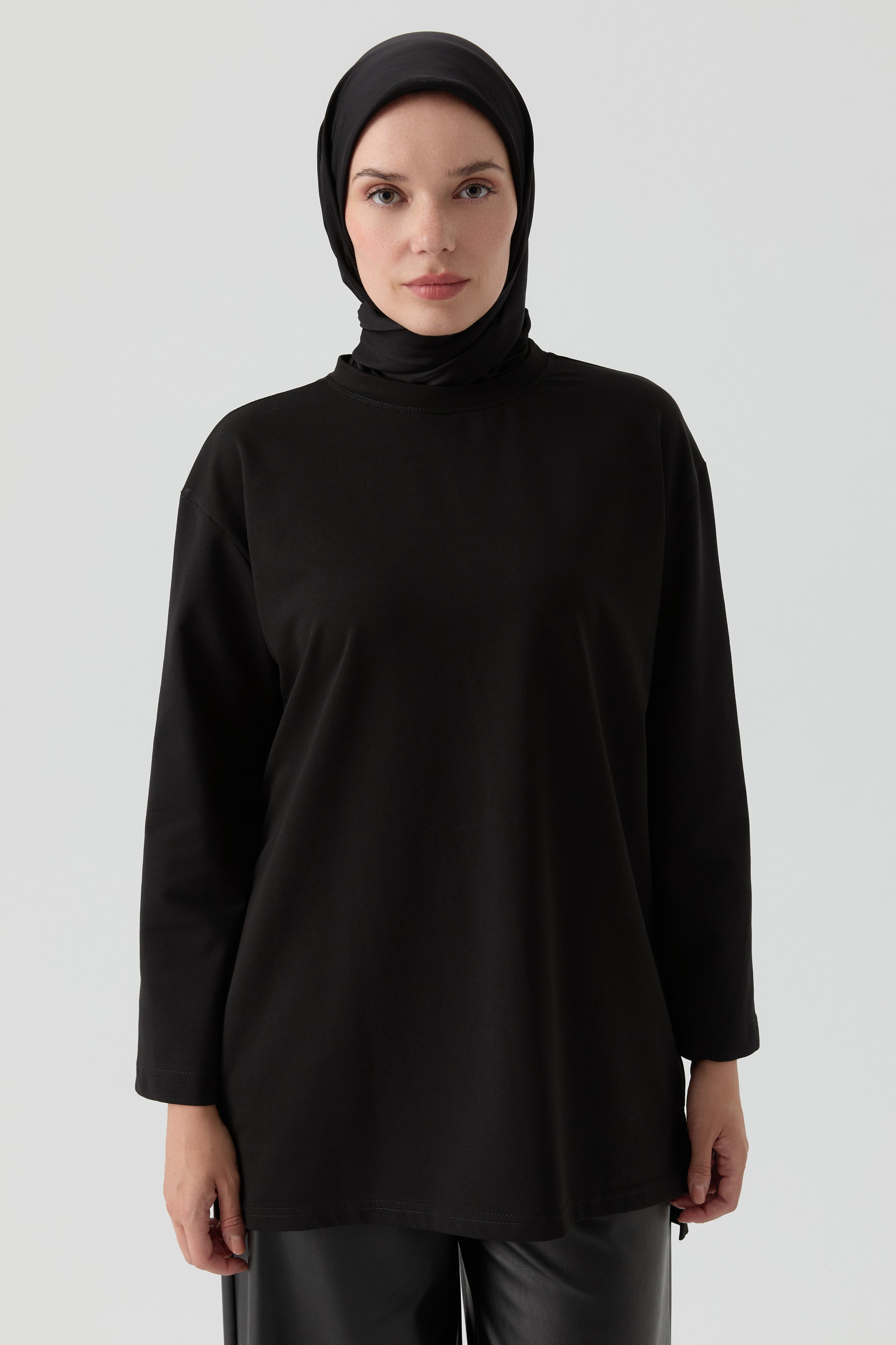 Oversize Bluz - Siyah TUGBA