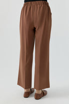 Beli Lastikli Culotte Pantolon - Fındık TUGBA