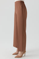 Beli Lastikli Culotte Pantolon - Fındık TUGBA