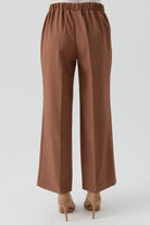 Beli Lastikli Culotte Pantolon - Fındık TUGBA