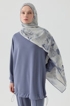 Örme Tunik Pantolon Takım - İndigo TUGBA