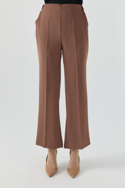 Beli Lastikli Culotte Pantolon - Fındık TUGBA