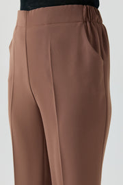 Beli Lastikli Culotte Pantolon - Fındık TUGBA