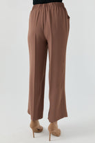 Beli Lastikli Culotte Pantolon - Fındık TUGBA