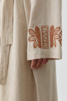 Nakışlı Kimono Takım - Bej TUGBA