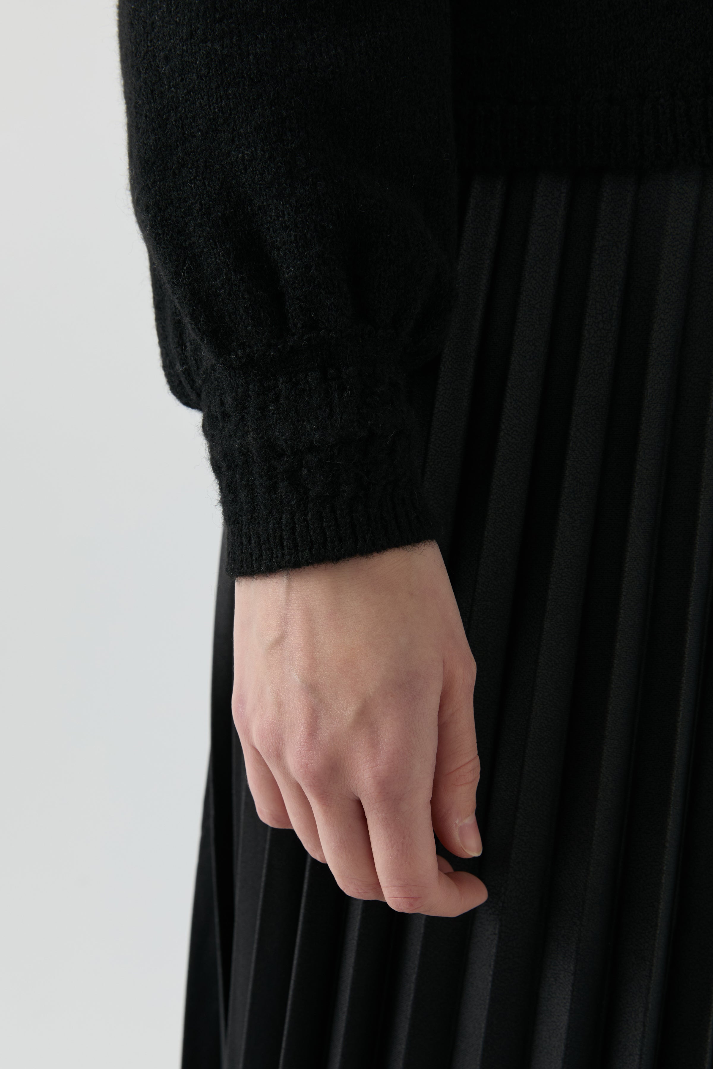 Tığ İşi Triko - Siyah TUGBA