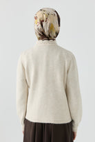 Tığ İşi Triko - Ekru TUGBA