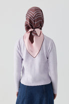 Bisiklet Yaka Hırka - Lila TUGBA