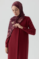 Gizli Patlı Basic Tunik - Kiremit TUGBA