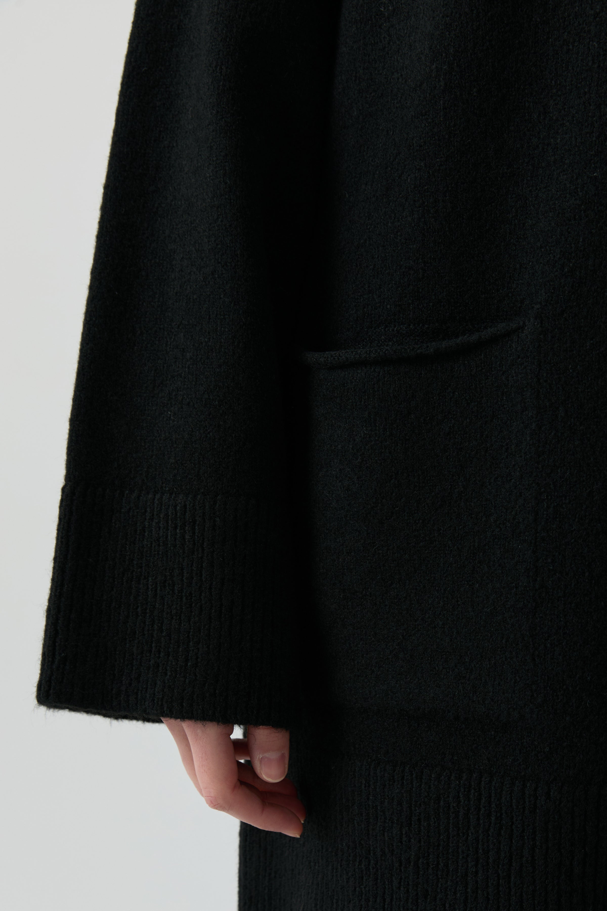 Kırçıl Desenli Tunik - Siyah TUGBA