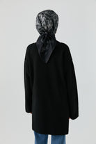 Kırçıl Desenli Tunik - Siyah TUGBA