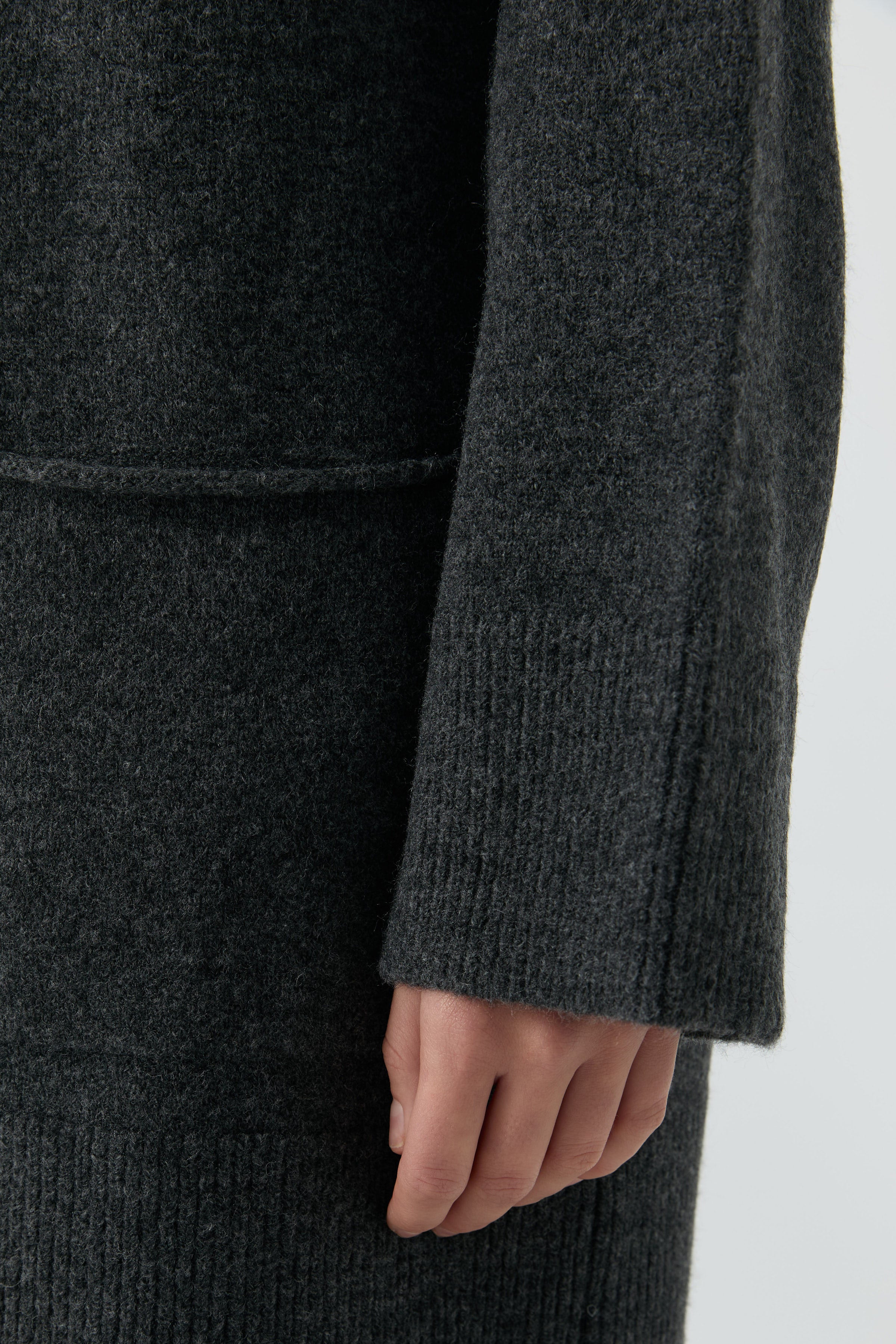 Kırçıl Desenli Tunik - Antrasit TUGBA