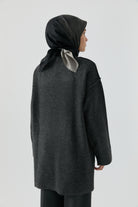 Kırçıl Desenli Tunik - Antrasit TUGBA